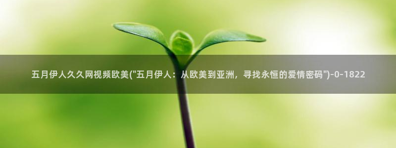 大香萑伊人网视频：五月伊人久久网视频欧美(\